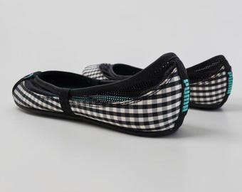 Puma Elsie Y2K Vintage Ballerinaskor Pumps Ballerinaskor Gingham UK 5