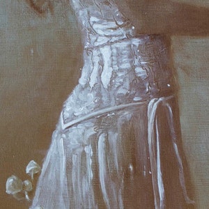 Strange is thy Pallor strange thy dress limited edition giclee print of original oil painting image 3