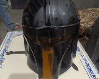Elmo mandaloriano in acciaio calibro 18, armatura cosplay di Star Wars