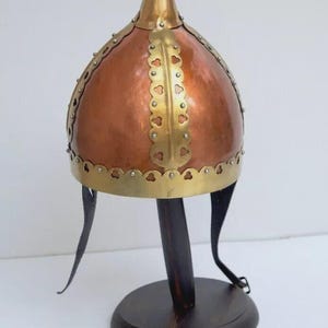 Viking Norman Nasal Helmet, Medieval Steel Helmet, Wearable Viking Armor, Norman Helmet with Stand, 18 Gauge Steel Helmet, Viking Helmet