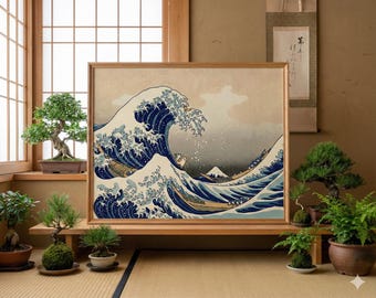 Rompecabezas de gatos juguetones en la gran ola | 120-500 piezas