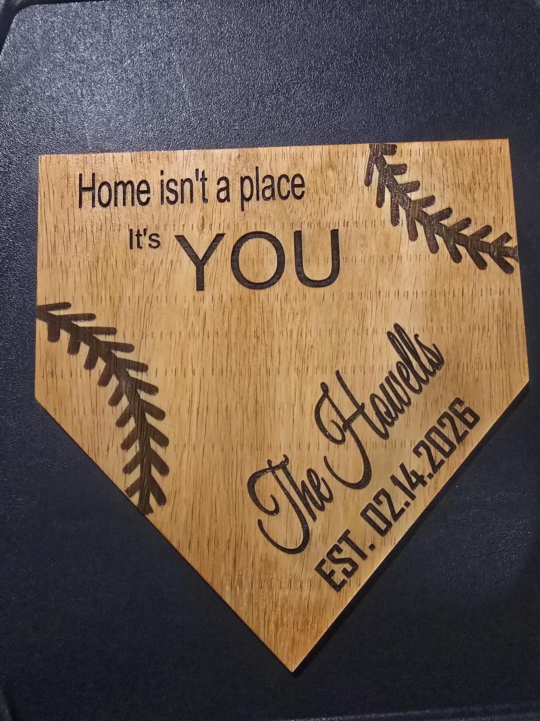 Home Plate Sign, for Weddings Book Cover Any Occation - Etsy