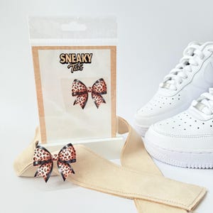 Écusson thermocollant nœud tigre pour baskets Air Force 1 et plus, personnalisez vos chaussures, à faire soi-même, cadeau pour elle, accessoire de chaussures à créer soi-même 0113