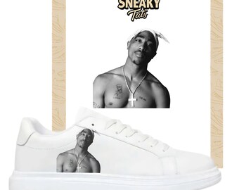Tupac - Bügelfolie für Sneaker | Patches | Heat-Transfer Sticker personalisiert | Iron On | DIY Accessoires & Geschenkidee 0190