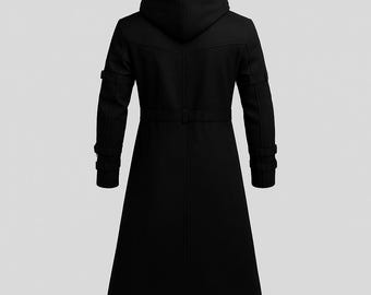 PANERO \"TRENCH COAT\"（BLACK） trench coat
