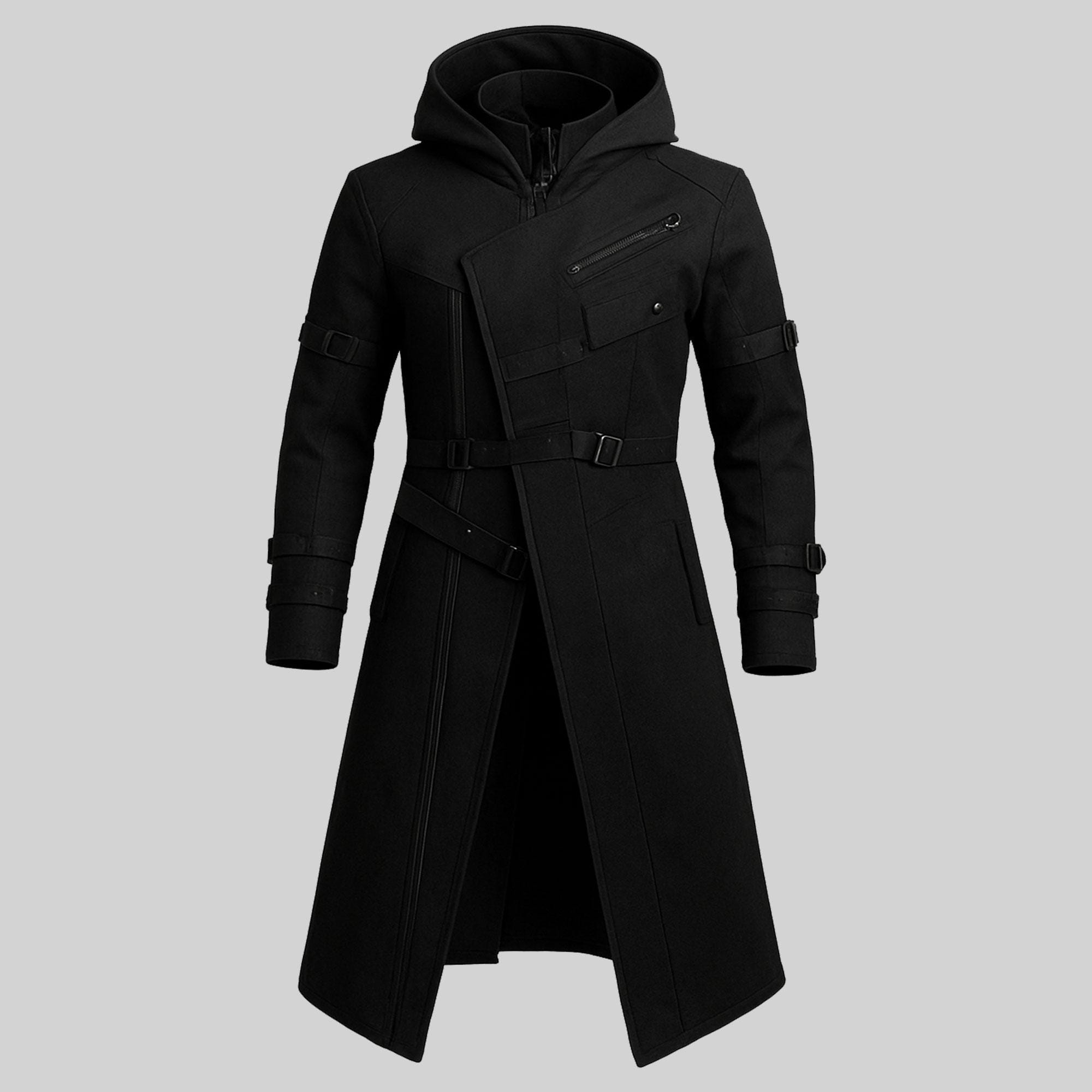 PANERO \"TRENCH COAT\"（BLACK） trench coat