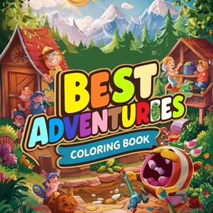 Best Adventures Coloring Book