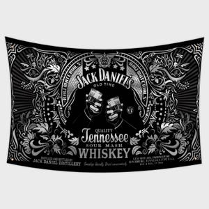 Whiskey Drinking Flag | Custom 3x5 Feet Dorm Room Tapestry Design