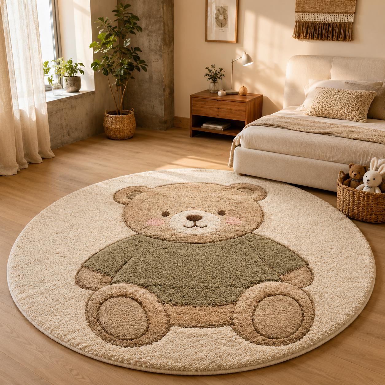 “TIDDY BEAR テディーベアー　総柄　ラグ　カーペット　マット Teddy Bear Area Rugs - Etsy