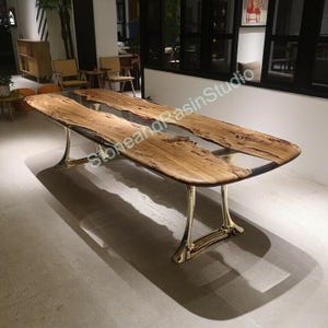epoxy resin coffee Walnut Dining Table Handmade Live Edge Desk, Blue Epoxy Resin River Table | Console Table, rustic coffee table, wood slab