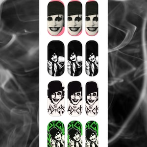 The Addicts Inspired Waterslide Nail Decals