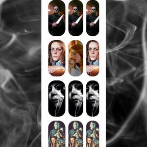 Micheal Inspired Waterslide Nail Decals