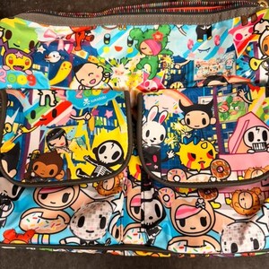 Tokidoki crossbody bag with original keychain image 3