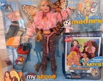 My scene barbie masquerade madness butterfly punk