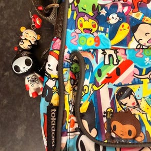 Tokidoki crossbody bag with original keychain image 2
