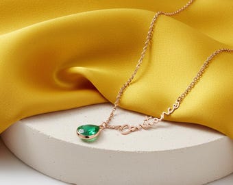 Enchanting Name Birthstone Necklace Made To Mesmerize, Dainty Name Necklace, Birthstone Necklace, Custom Name Pendant, Birthstone Jewelry.