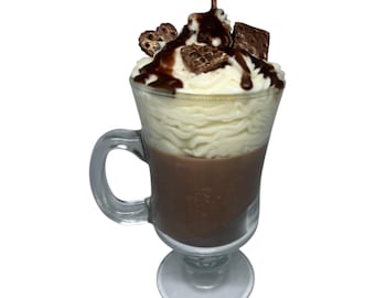 Mocha Latte Soy Wax Candle: Dessert-Inspired Coffee Scent