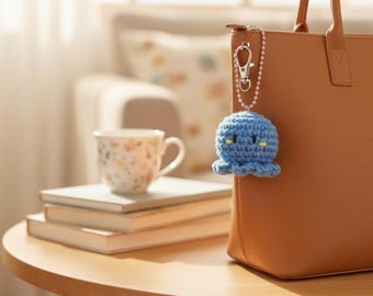 Crochet Octopus Keychain Pattern – No Sew Amigurumi (Digital Download)