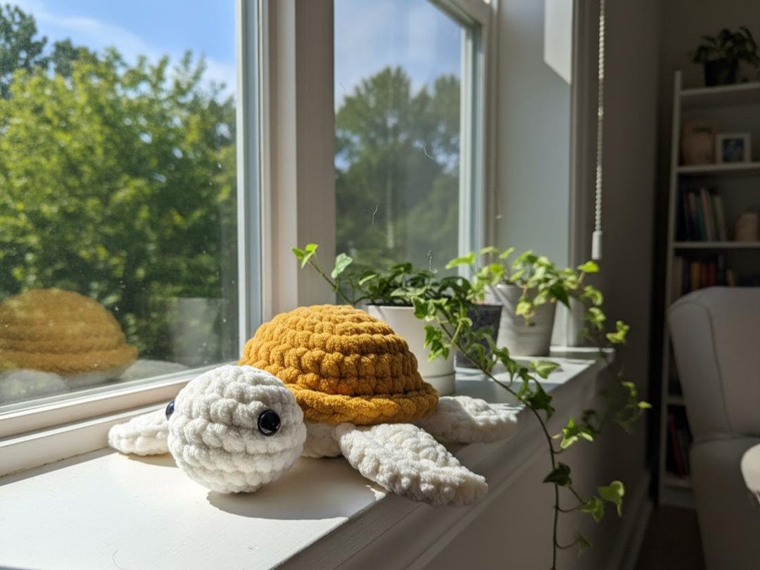 Crochet Turtle Pattern PDF, Amigurumi Turtle Pattern, No Sew Sea Turtle ...
