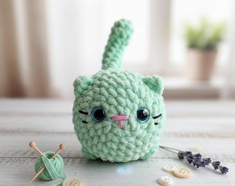 No-Sew Cat Amigurumi Crochet  PDF | Mini Plush Cat Pattern | Beginner Friendly | Digital Download