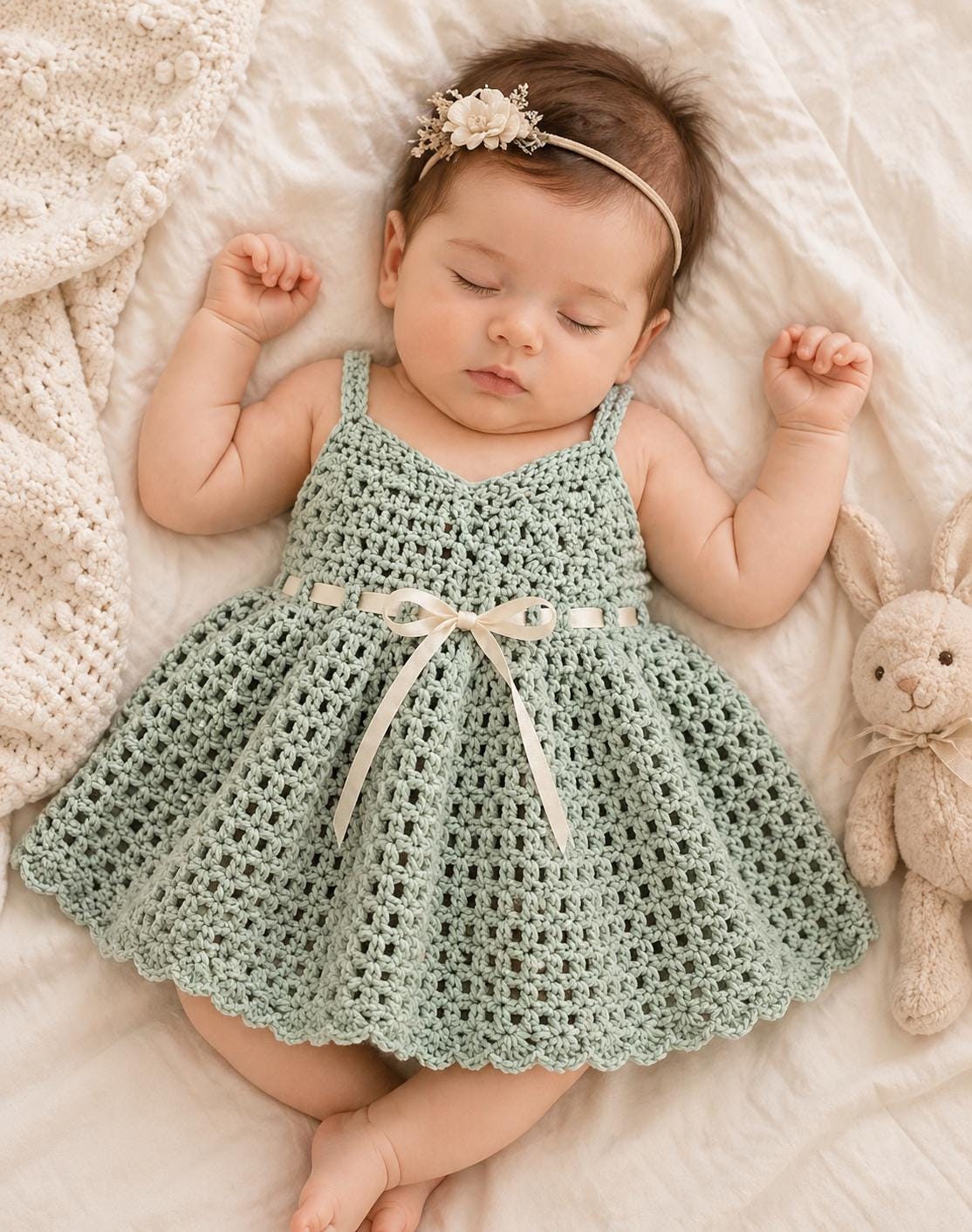 39 Adorable Crochet Patterns for Girls’ Dresses to Make for Special Occasions and... 5 Crochet Baby Dress