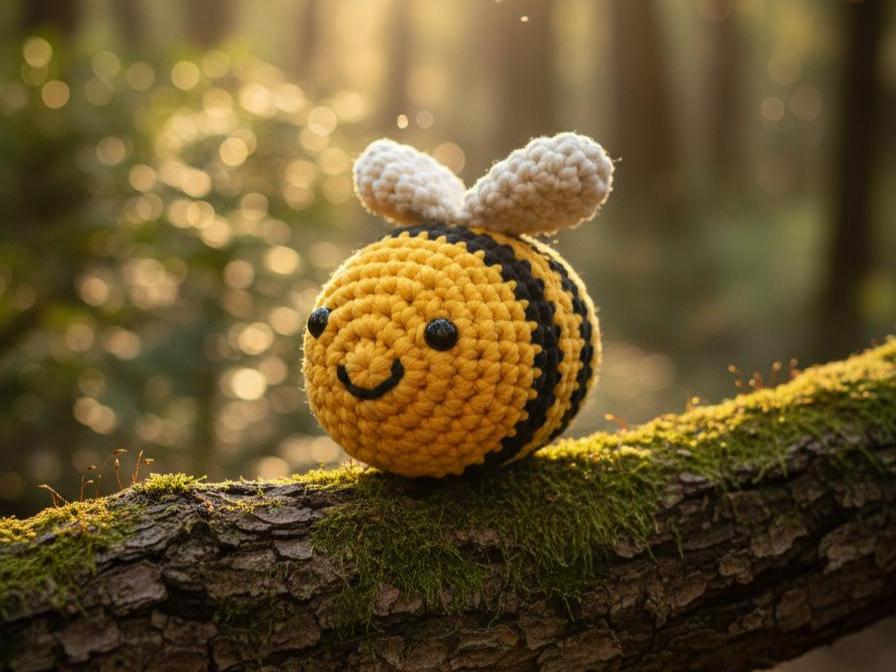 Crochet Bumblebee Amigurumi Pattern, Easy Bee Plushie (PDF Pattern ...