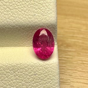 Natural Mozambique Unheated Oval Ruby, 0.96 Carats, 4.87x6.98 MM, Red Blood Ruby, Earth Mined, Precious Stone Ruby For Jewelry Making, Ruby.