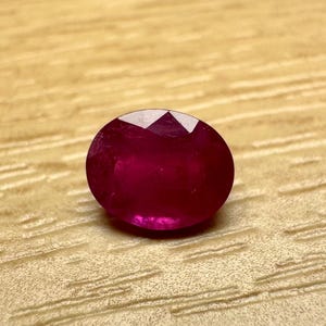 100% Natural Ruby Oval Cut 0.80 CT African Red Ruby Loose Faceted Gemstone Jewelry Making Precious Stone Ruby For Jewelry 4.90x6.00mm