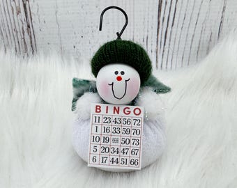Bingo Christmas Ornament, Bingo Queen, Gambling Bingo Ornament, Loves Bingo, Grandma Bingo Ornament, Funny Bingo Gift Idea