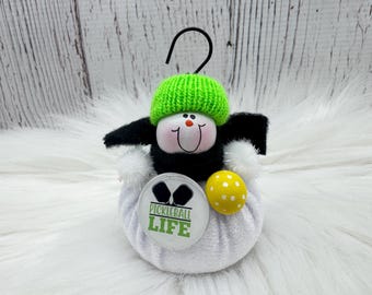 Pickleball Ornament, Personalized Pickleball, Pickleball King Queen, Pickleball Life Legend, Loves Pickleball Retirement Grandpa Grandma
