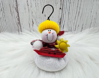Cruise Ship Christmas Ornament, Cruising Trip Ornament, Family Cruise Ornament, Travel Ornament, Snowman Ornament, Custom Cruise Ship Gift