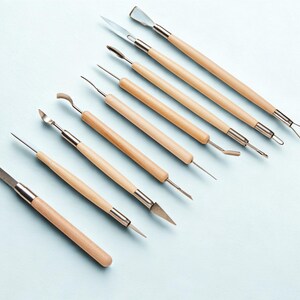 30Pcs Clay Sculpting Tool Kit – Pottery Polymer Clay Modeling Set for Shaping Ideal to Beginners, Professional Artists image 13