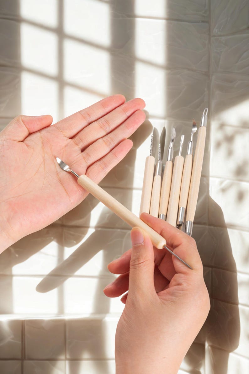 30Pcs Clay Sculpting Tool Kit – Pottery Polymer Clay Modeling Set for Shaping Ideal to Beginners, Professional Artists image 15