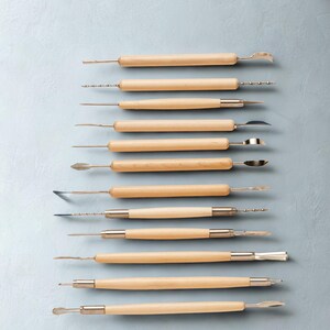 30Pcs Clay Sculpting Tool Kit – Pottery Polymer Clay Modeling Set for Shaping Ideal to Beginners, Professional Artists image 14
