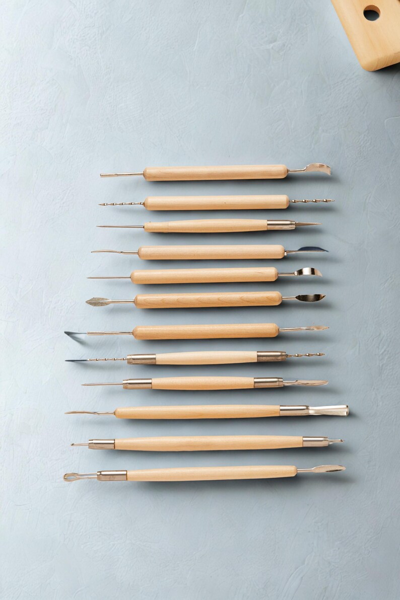 30Pcs Clay Sculpting Tool Kit – Pottery Polymer Clay Modeling Set for Shaping Ideal to Beginners, Professional Artists image 14