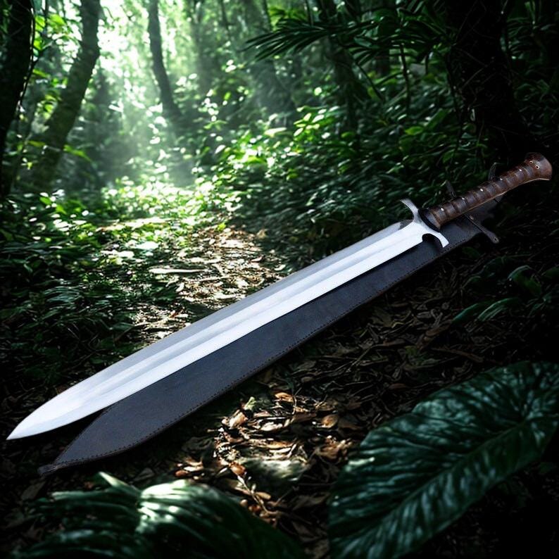 Handmade Decorative Sword | 32 Inch Leaf Spring Steel Art - Etsy