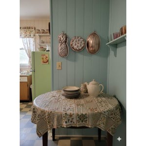 Vtg Pineapple, Round & Melon Copper Tone Aluminum Jelly Mold Wall Hangings Hooks