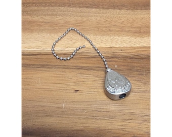 1 Hafenbrise Deckenfächer & Licht Pull silberfarbene Kette