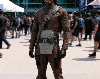 Mandalorian Din Djarin Cosplay Costume | Star Wars Bounty Hunter Flight Suit with Cummerbund and Belt | Beskar outfit