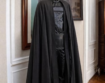 Darth Vader Cosplay Costume: Full Suit with Cape & Robe