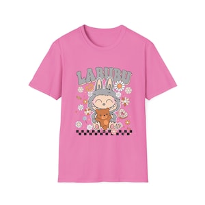 Cute Labubu T-Shirt | Kawaii Forest Creature Tee | Unisex Graphic Shirt for Anime & Toy Collectors | Soft Aesthetic Streetwear
