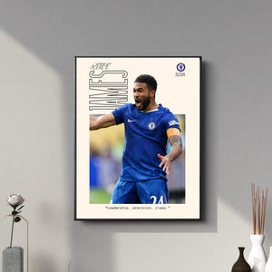 Reece James Poster – Printable Football Wall Art (Digital Download)