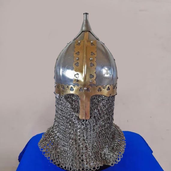 Viking Helmet – 18 Gauge Steel Norse Helmet for LARP, Reenactment, Cosplay
