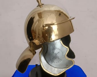 Roman Imperial Italic 'G' Helmet: 18 Gauge Steel with Leather Liner