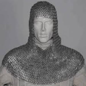 Handcrafted aluminium chainmail hauberk carefully finished for cosplay, reenactment, and display