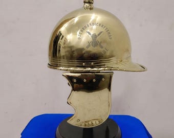 Roman Montefortino Helmet – 18 Gauge Brass Roman Legionary Replica – LARP, Cosplay, Reenactment