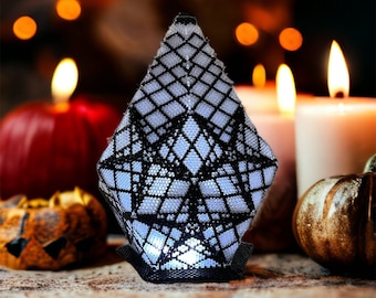 Beading Pattern - Pentagram Lantern - Trinket Box - Peyote