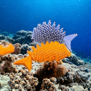 Beading Pattern - The Goldfish - Articulated - Peyote
