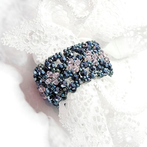 PDF beading tutorial pattern - Emily napkin ring