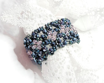 PDF beading tutorial pattern - Emily napkin ring